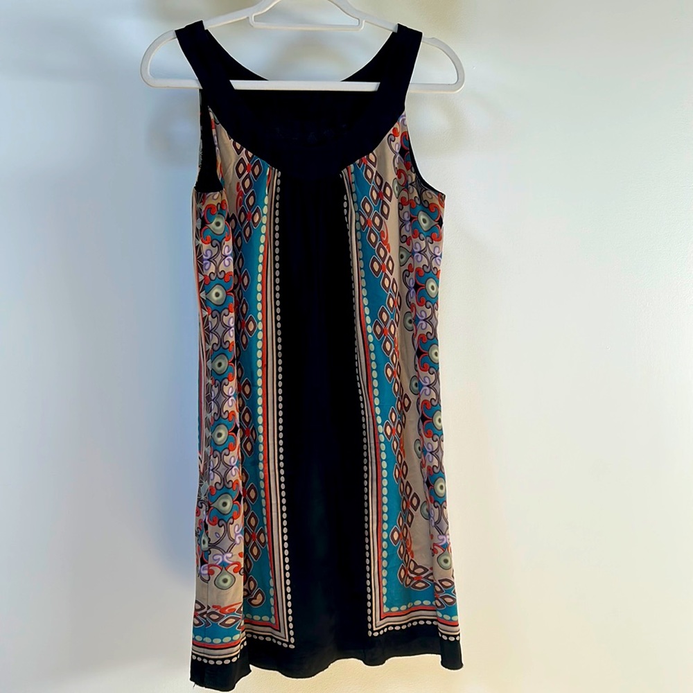 Single Dress, 100% silk, fully lined, shift dress,size Medium